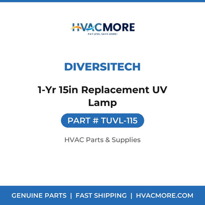 DiversiTech 1-Yr 15in Replacement UV Lamp TUVL-115