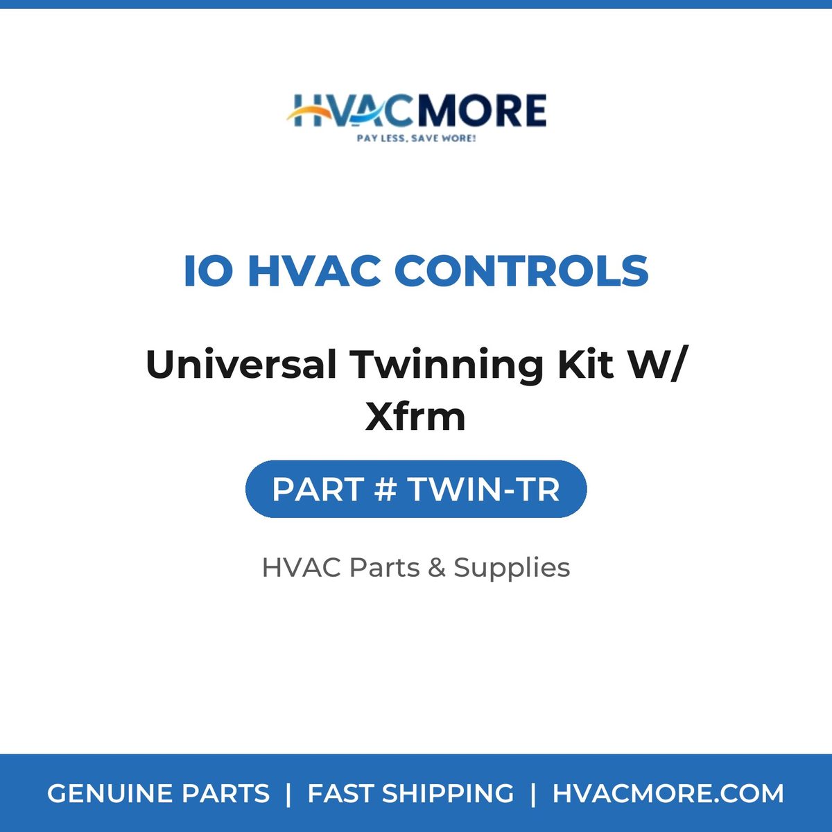 iO HVAC Controls Universal Twinning Kit W/ Xfrm TWIN-TR