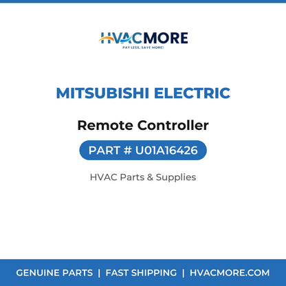 Mitsubishi Electric Remote Controller U01A16426