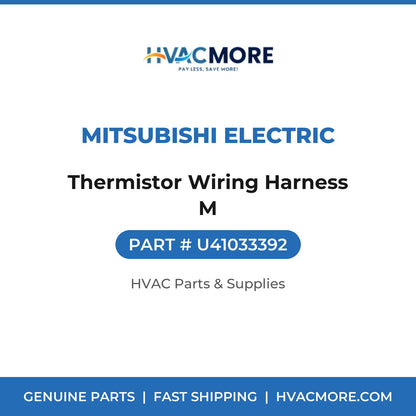 Mitsubishi Electric Thermistor Wiring Harness M U41033392
