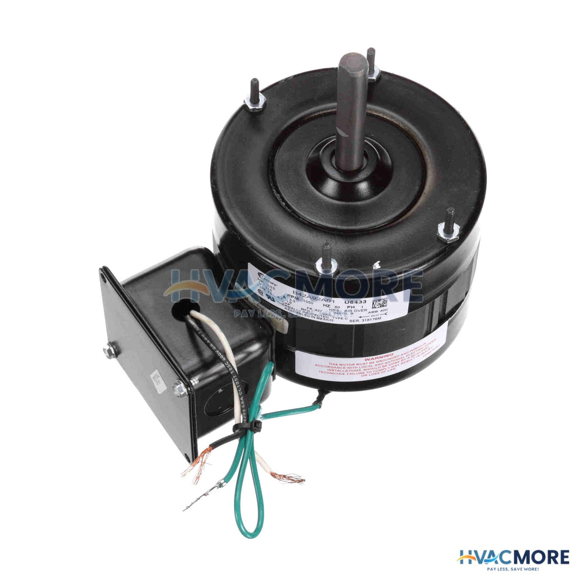 Century 5" Totally Enclosed Fan/Blower Motor (115V, 1050 RPM, 1/15 HP) U6433