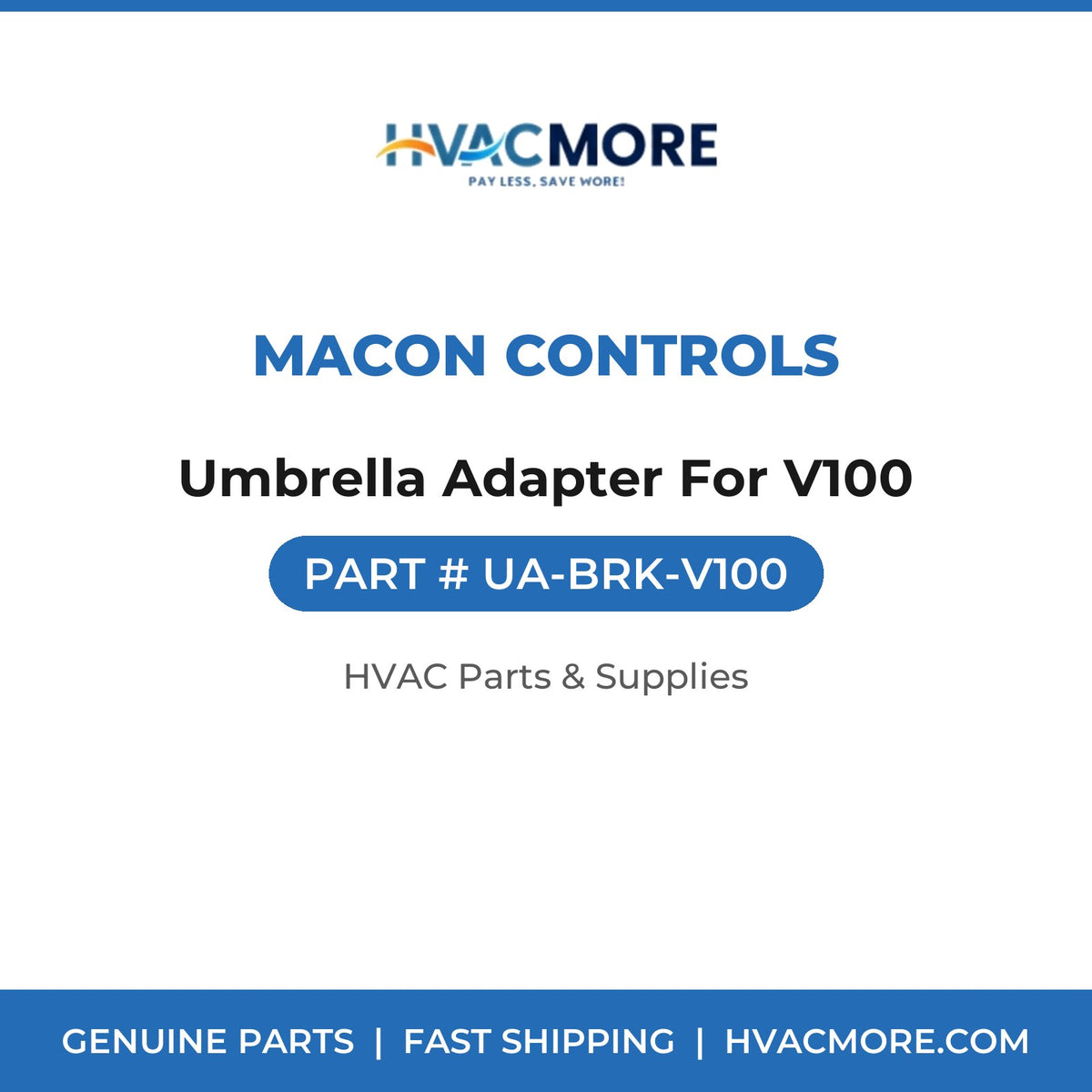 Macon Controls Umbrella Adapter For V100 UA-BRK-V100