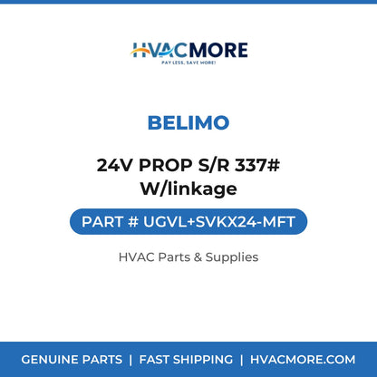 Belimo 24V PROP S/R 337# W/linkage UGVL+SVKX24-MFT