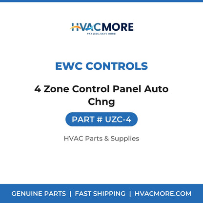 EWC Controls 4 Zone Control Panel Auto Chng UZC-4