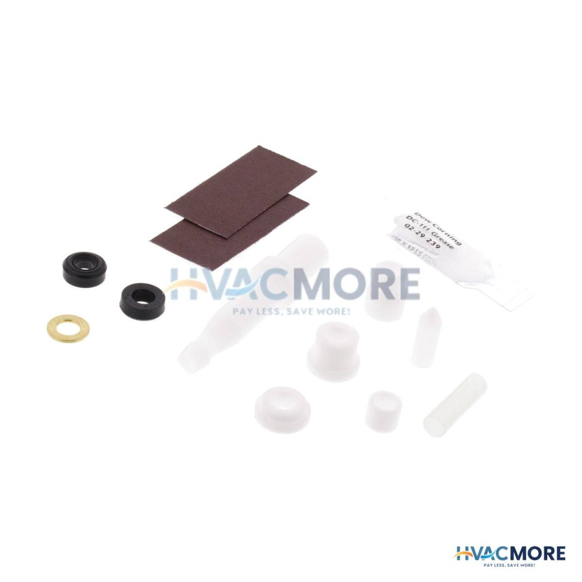 Johnson Controls Valve Repacking Kit for 1/4" Stems, Single Pack V-9999-608