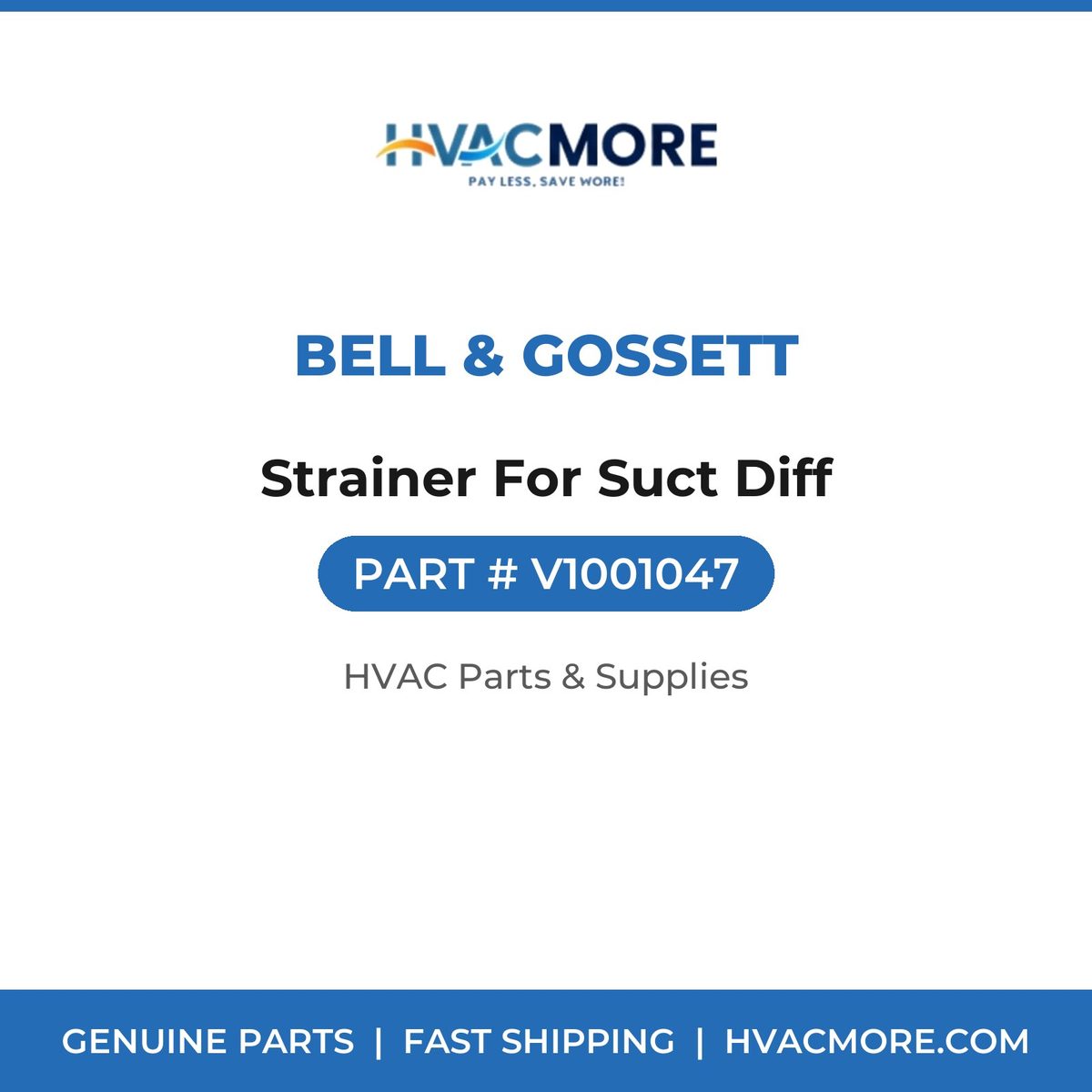 Bell & Gossett Strainer For Suct Diff V1001047