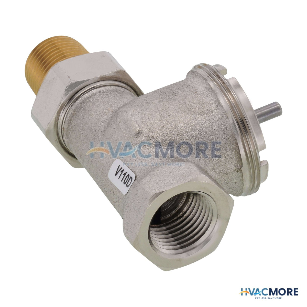 Honeywell Home 1/2" Straight Valve for High Capacity Radiator V110D1000