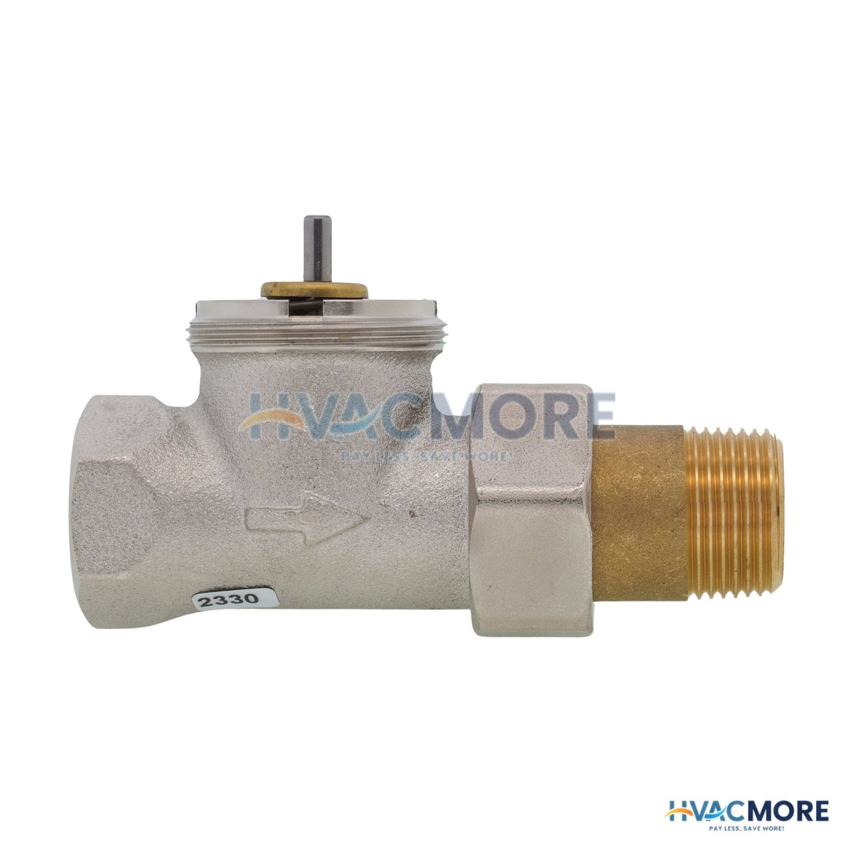 Honeywell Home 3/4" Straight Valve for High Capacity Radiator V110D1008