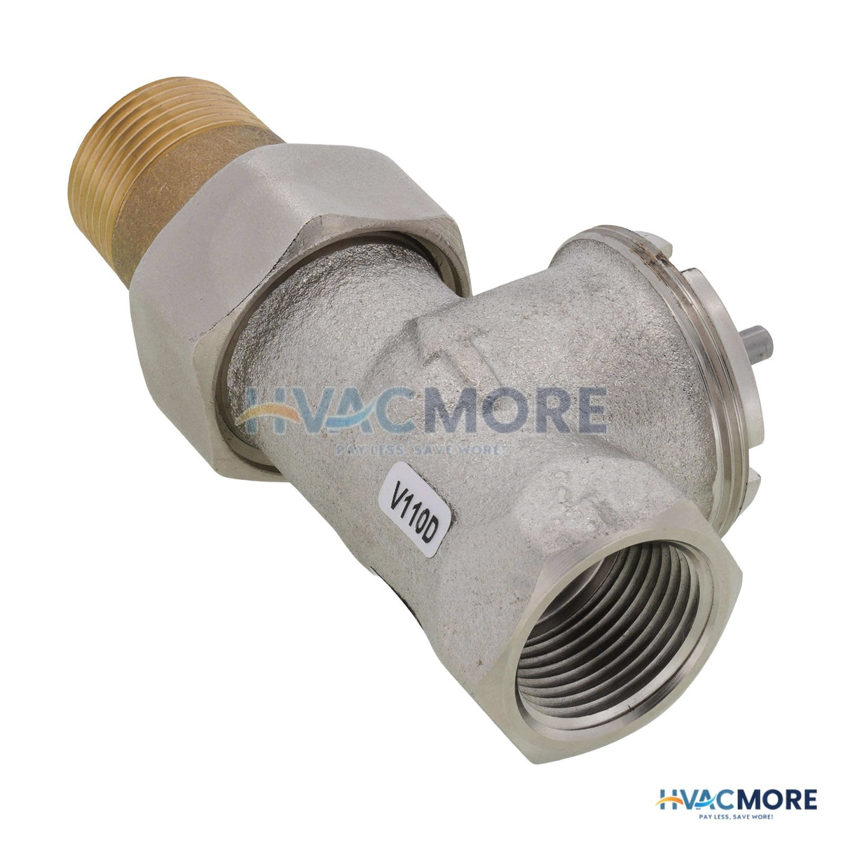Honeywell Home 3/4" Straight Valve for High Capacity Radiator V110D1008