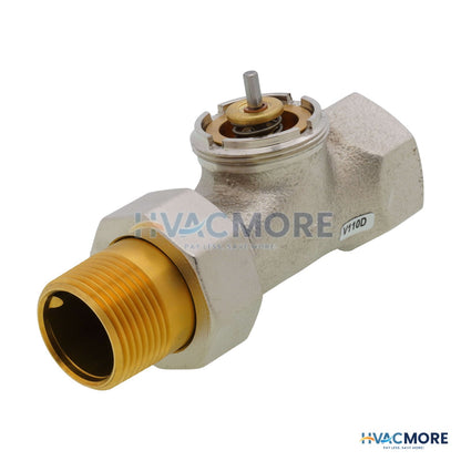 Honeywell Home 1" Straight Valve for High Capacity Radiator V110D1016