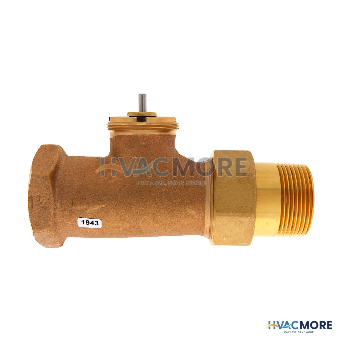 Honeywell Home 1-1/4" Straight Valve For High Capacity Radiator V110D1024