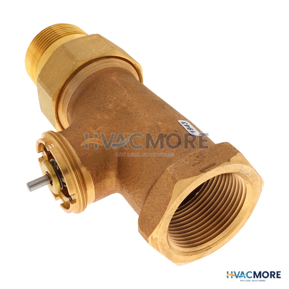 Honeywell Home 1-1/4" Straight Valve For High Capacity Radiator V110D1024