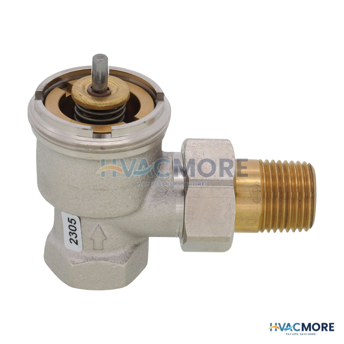 Honeywell Home 1/2" Angle Valve for High Capacity Radiator V110E1004