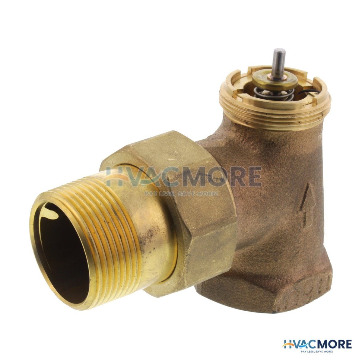 Honeywell Home 1-1/4" Angle Valve for High Capacity Radiator V110E1028