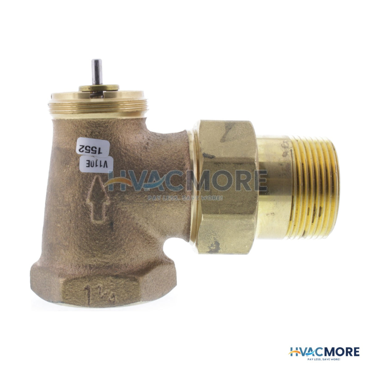 Honeywell Home 1-1/4" Angle Valve for High Capacity Radiator V110E1028