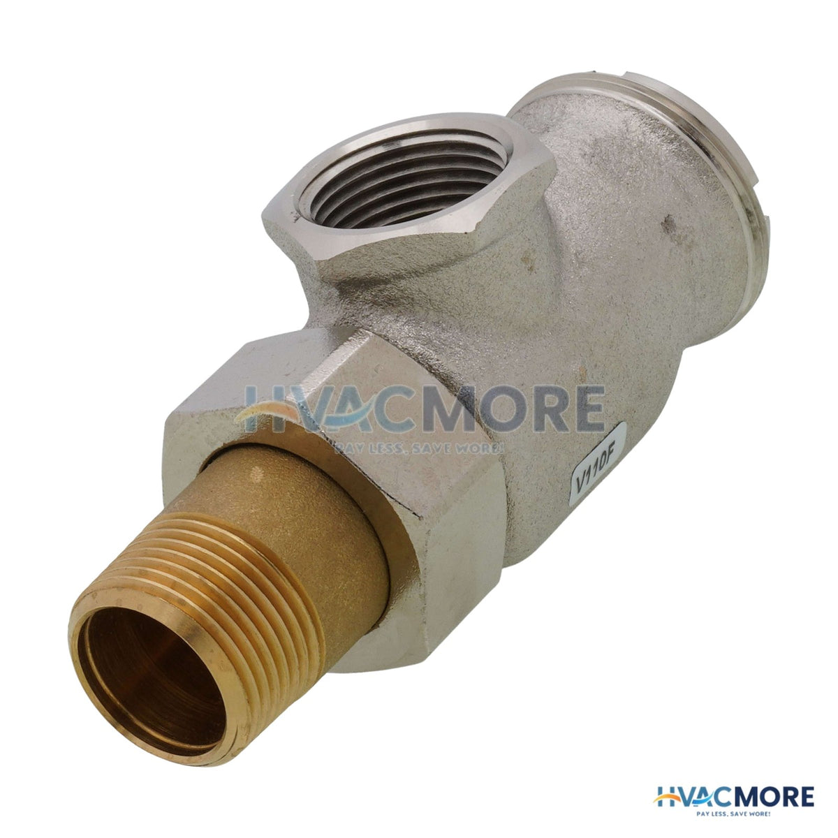 Honeywell Home 3/4" Horizontal Angle Valve Body for High Capacity Radiator V110F1010