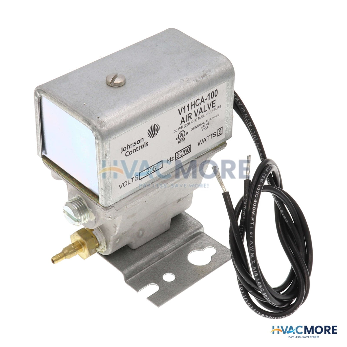 Johnson Controls 3-WAY Solenoid Air Valve (208V) V11HCA-100
