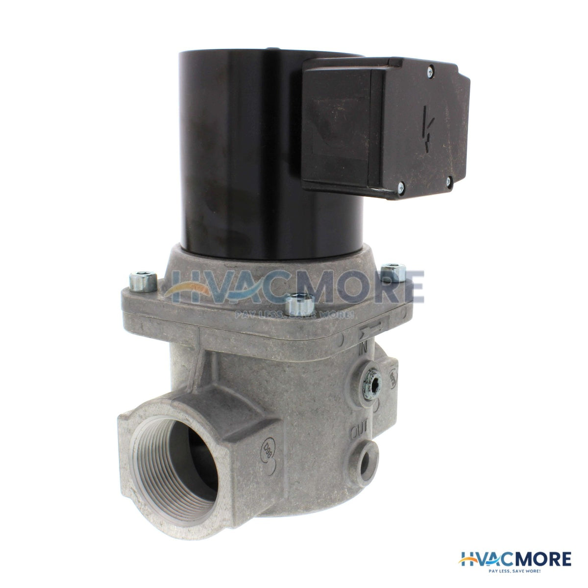 Honeywell Solenoid, Normally Closed Gas Valve, 1-1/2" NPT Pipe Size (2 PSI) V4295A1056