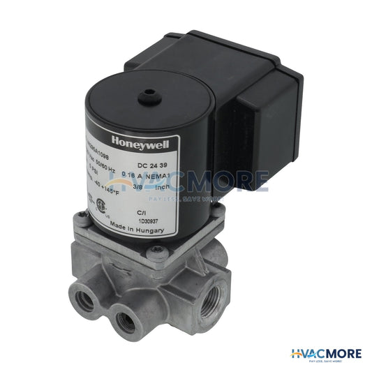 Honeywell Solenoid, Normally Closed Gas Valve, 3/8" NPT Pipe Size, 5 PSI Rated V4295A1098