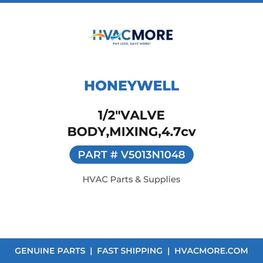 Honeywell 1/2"VALVE BODY,MIXING,4.7cv V5013N1048