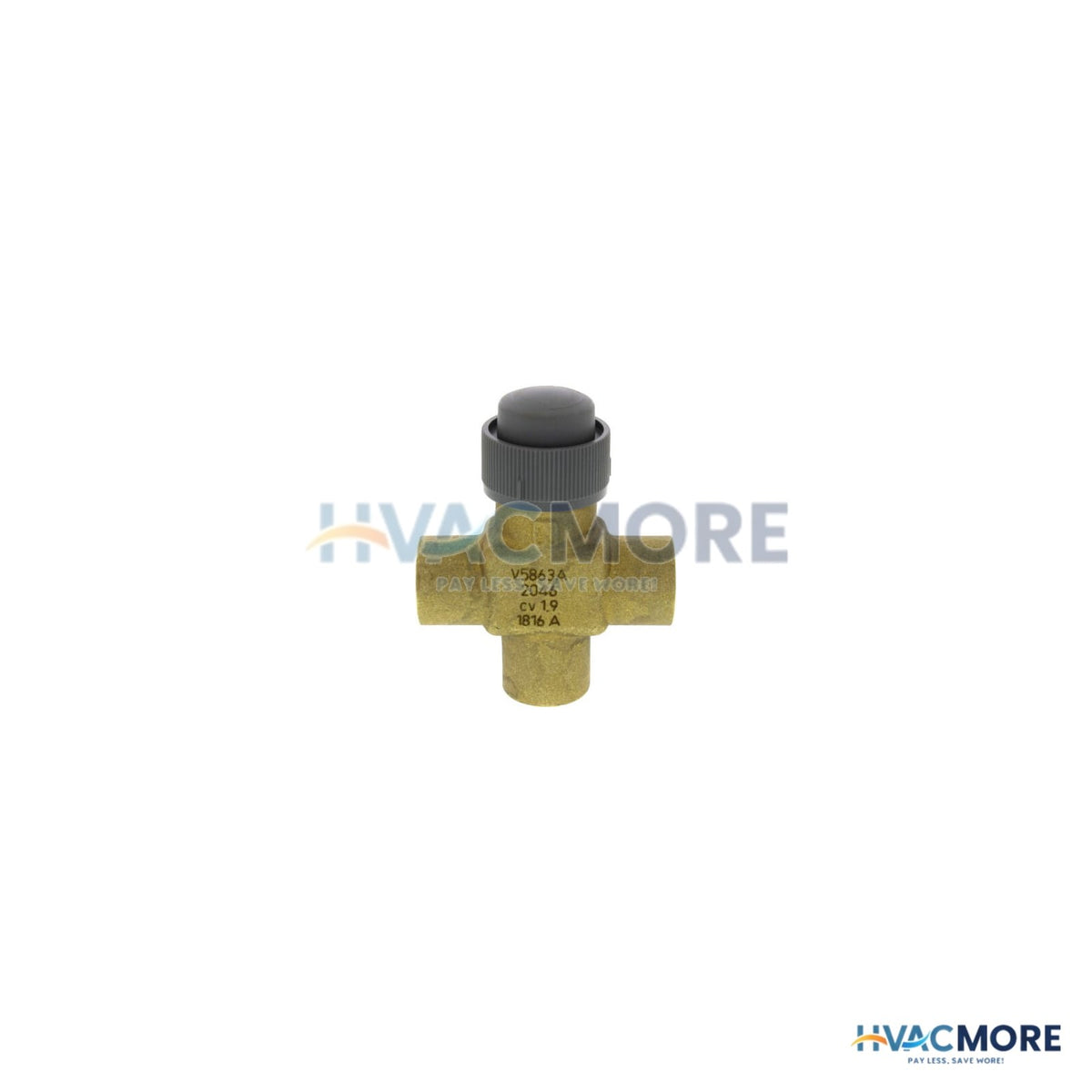 Honeywell 1/2" NPT Three-Way Cartridge Globe Valve (.74 Cv) V5863A2020