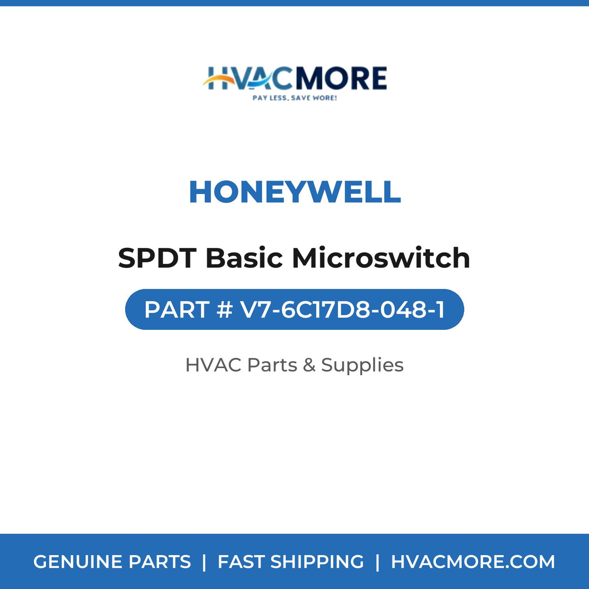 Honeywell SPDT Basic Microswitch V7-6C17D8-048-1
