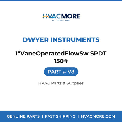 Dwyer Instruments 1"VaneOperatedFlowSw SPDT 150# V8