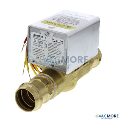 Honeywell Home 1" Viega Propress Connection Zone Valve W/ End Switch (8.5 cv) V8043E1413