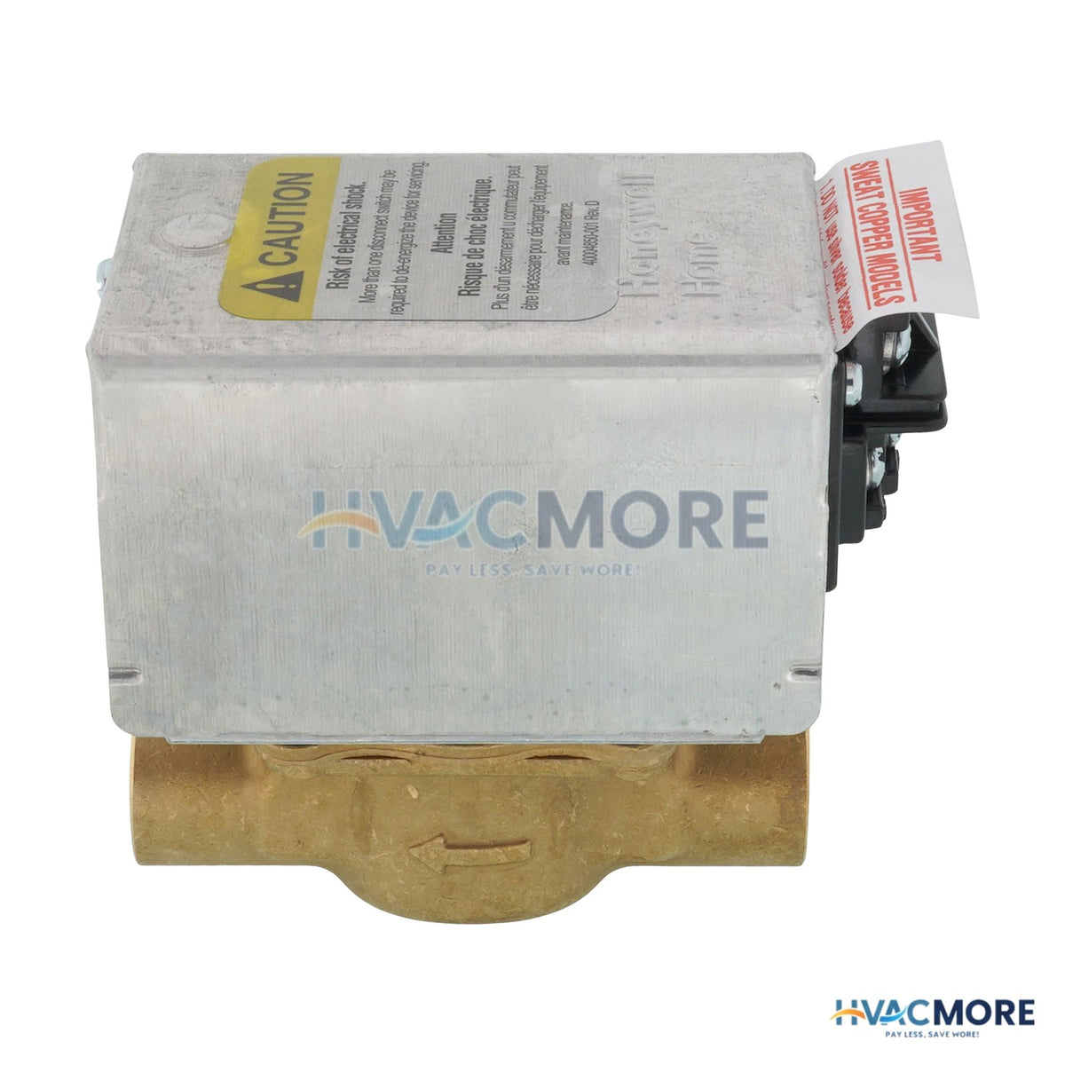 Honeywell Home 3/4" Sweat Zone Valve W/ Terminal Block connection V8043F1036