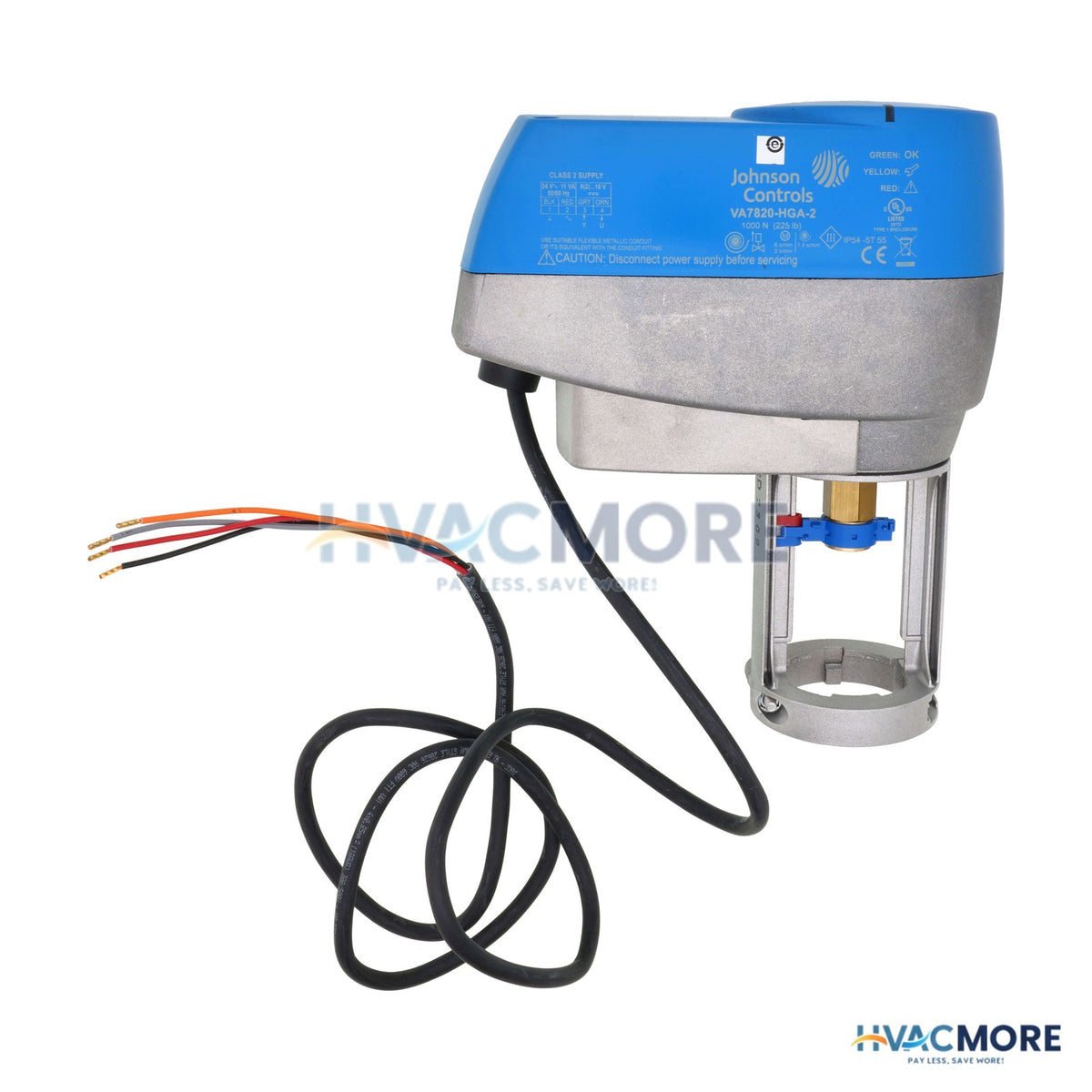 Johnson Controls 24V Direct Coupled Valve Actuator 0-10 VDC (180 lb-in) VA7820-HGA-2