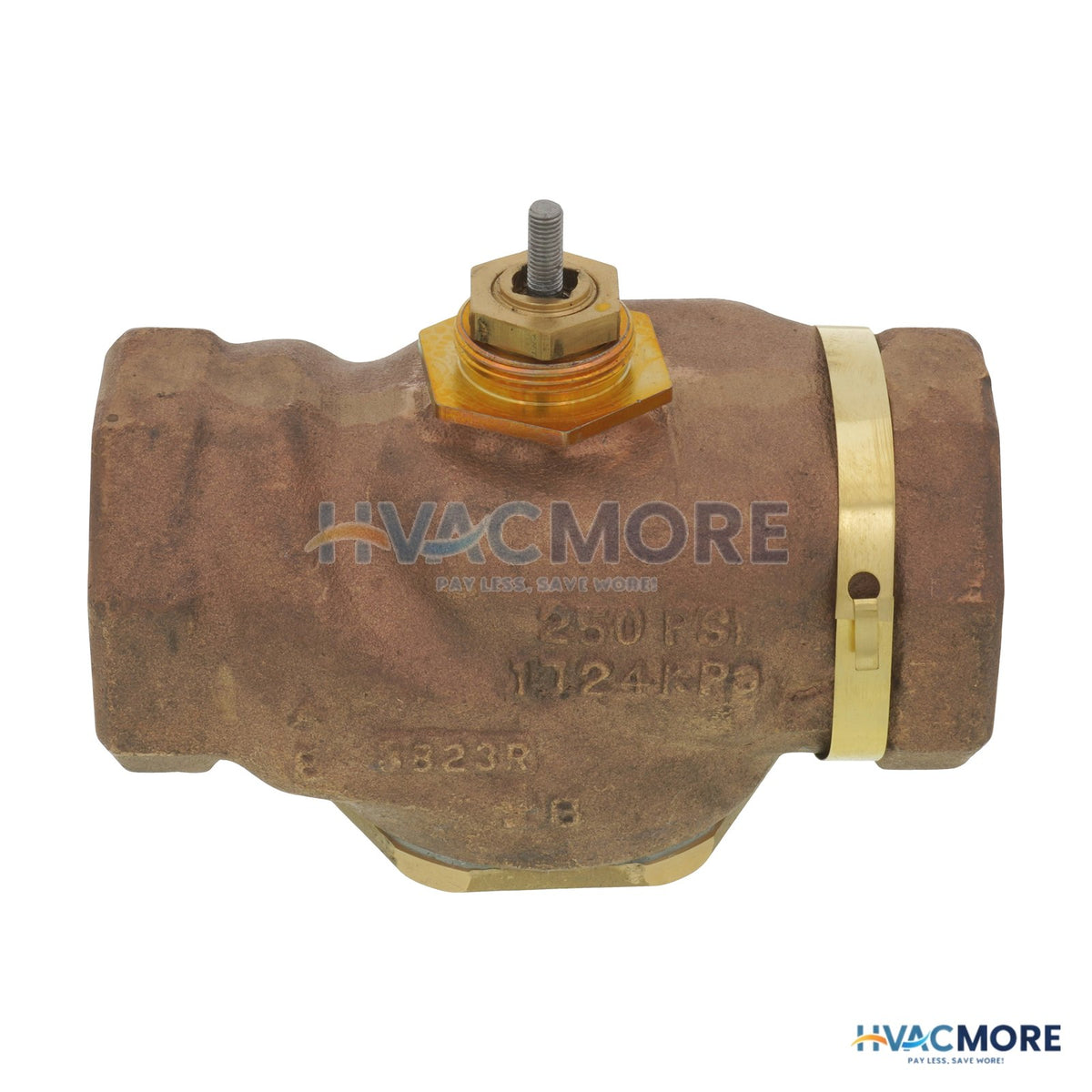 Barber Colman 2" Screwed NPT 2-WAY Valve W/ Stem up to close (40 Cv) VB-7223-0-4-11