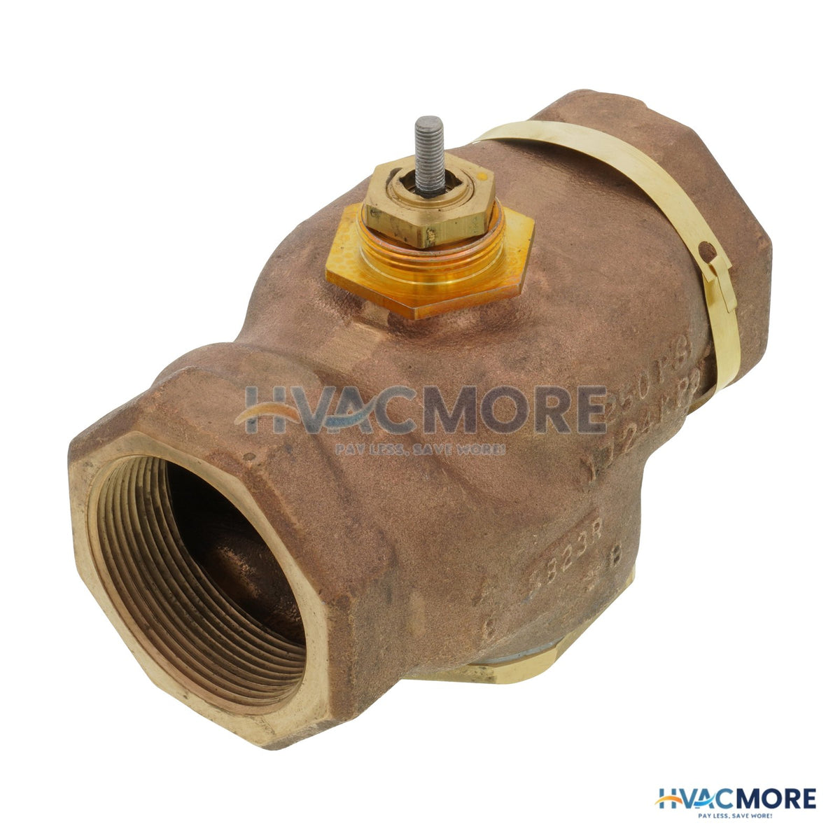 Barber Colman 2" Screwed NPT 2-WAY Valve W/ Stem up to close (40 Cv) VB-7223-0-4-11