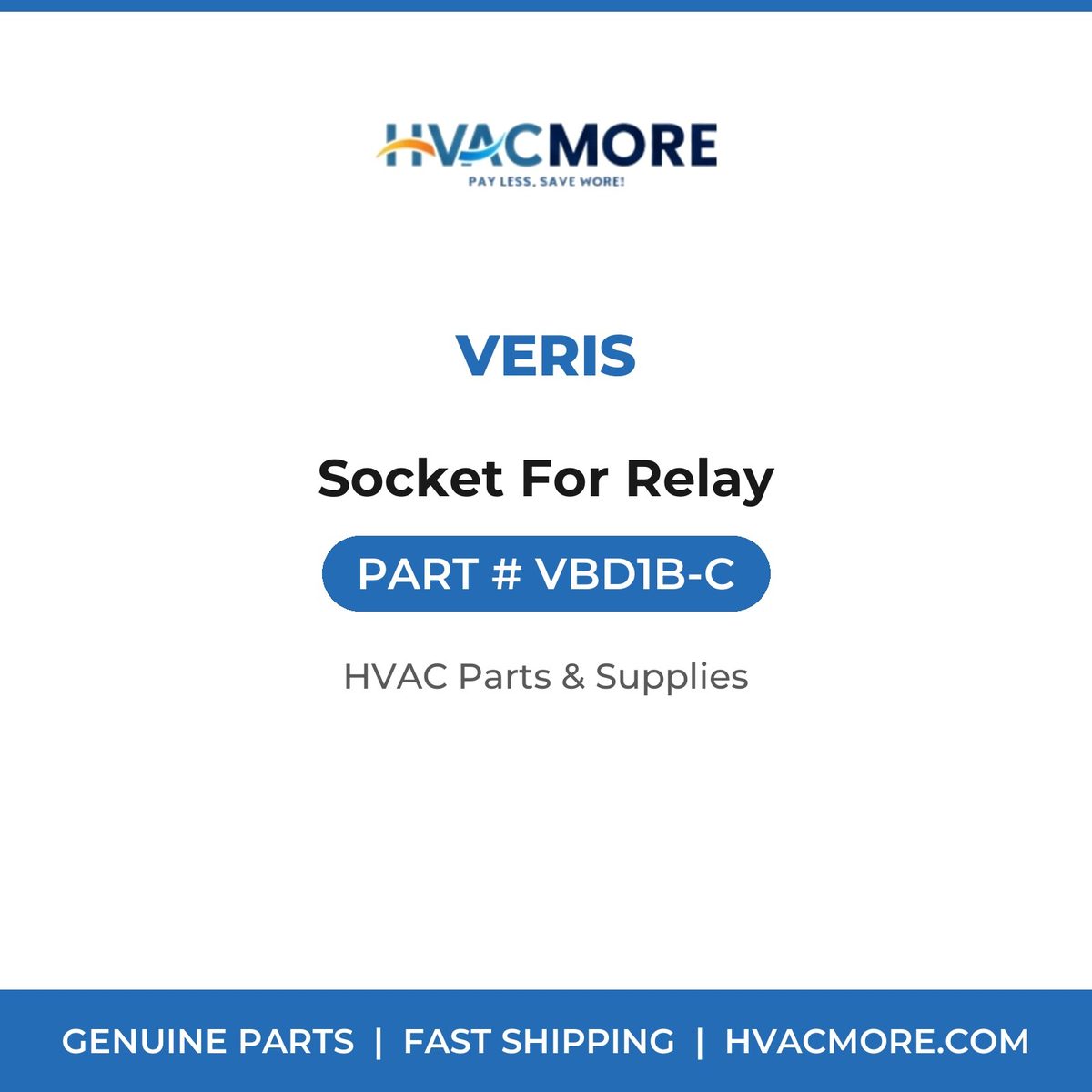 Veris Socket For Relay VBD1B-C