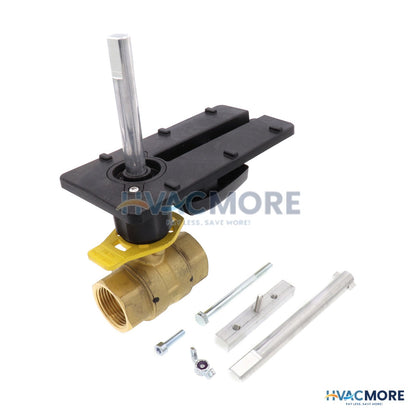 Honeywell 1" 2 Way Brass Threaded Control Ball Valve for DCA Actuator (54 Cv) VBN2CPPX0000