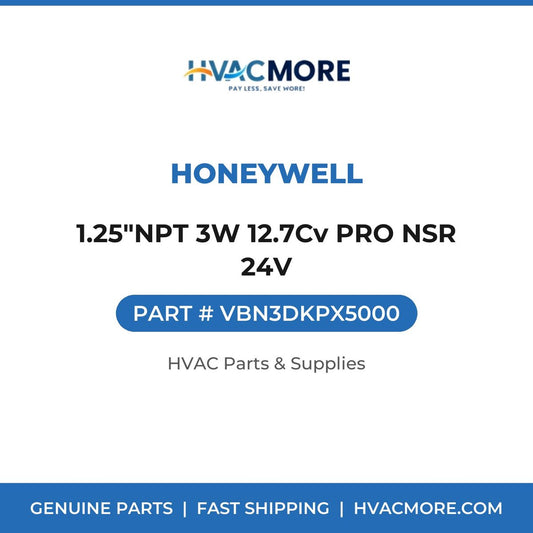 Honeywell 1.25"NPT 3W 12.7Cv PRO NSR 24V VBN3DKPX5000