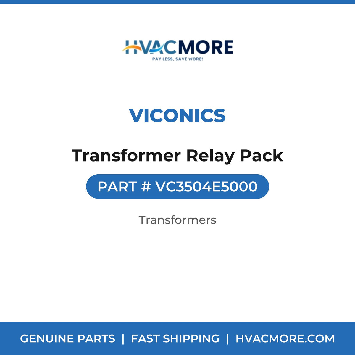 Viconics Transformer Relay Pack VC3504E5000