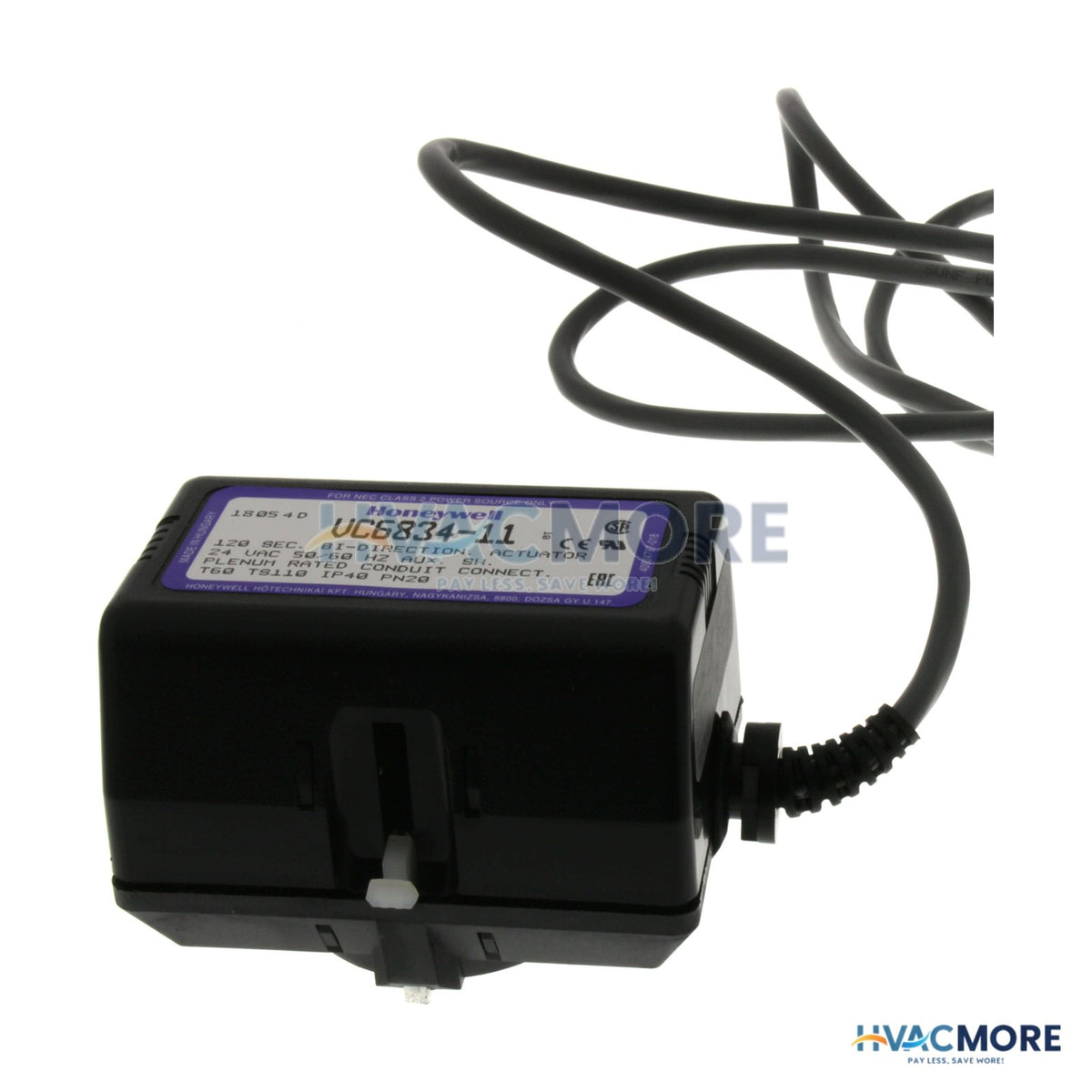 Honeywell Home 24V Floating 3-WIRE Actuator W/ aux. switch VC6834ZZ11