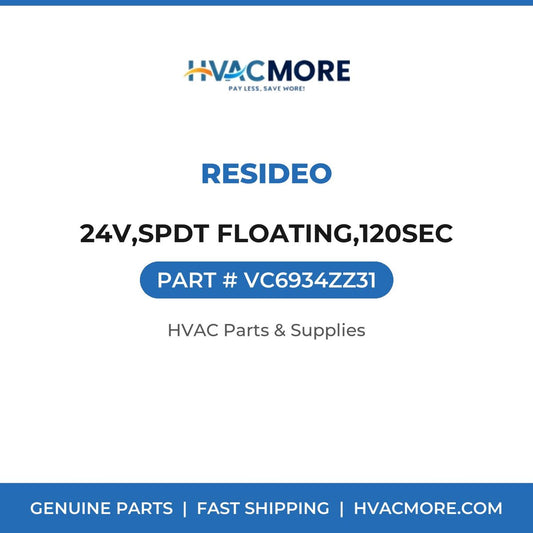 Resideo 24V,SPDT FLOATING,120SEC VC6934ZZ31
