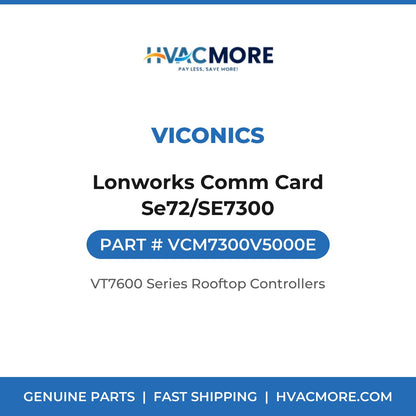 Viconics Lonworks Comm Card Se72/SE7300 VCM7300V5000E
