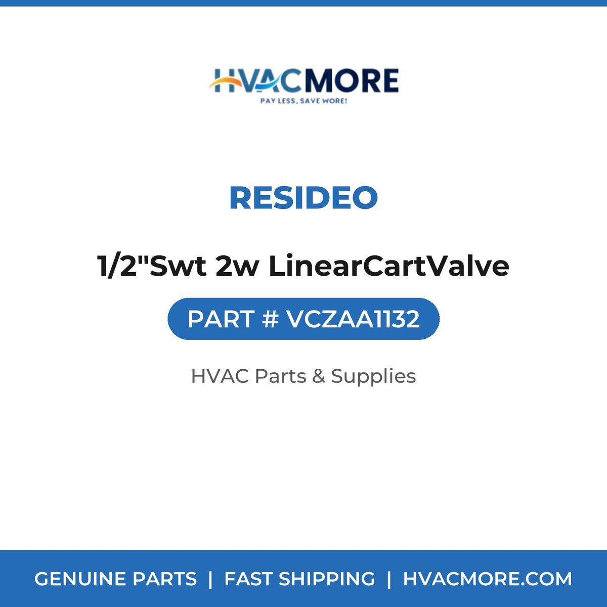 Resideo 1/2"Swt 2w LinearCartValve VCZAA1132