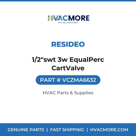 Resideo 1/2"swt 3w EqualPerc CartValve VCZMA6632