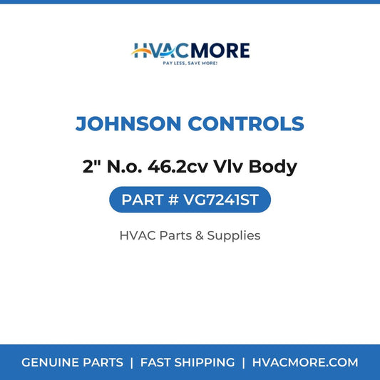 Johnson Controls 2" N.o. 46.2cv Vlv Body VG7241ST
