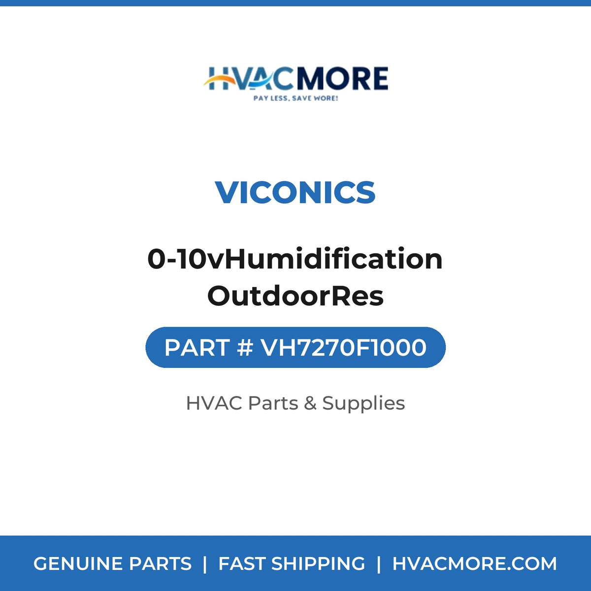 Viconics 0-10vHumidification OutdoorRes VH7270F1000