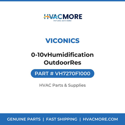 Viconics 0-10vHumidification OutdoorRes VH7270F1000