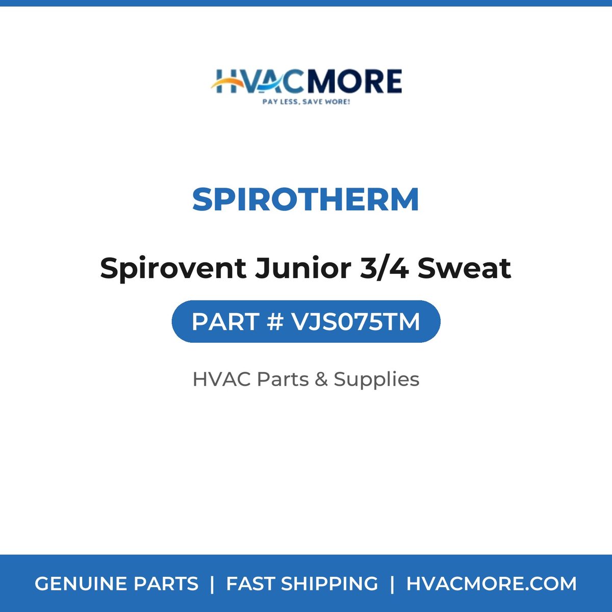 Spirotherm Spirovent Junior 3/4 Sweat VJS075TM