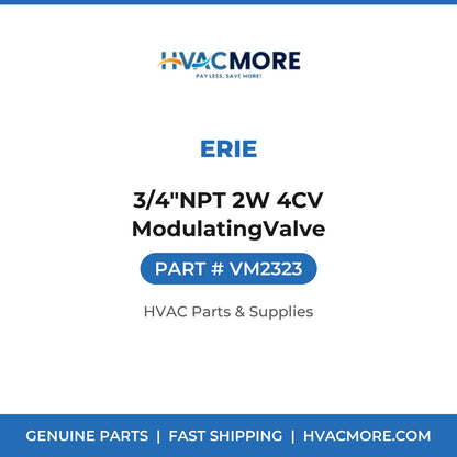 Erie 3/4"NPT 2W 4CV ModulatingValve VM2323