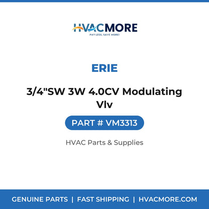 Erie 3/4"SW 3W 4.0CV Modulating Vlv VM3313