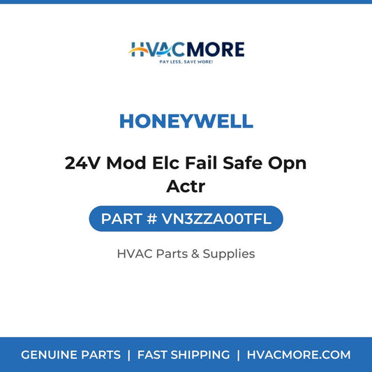 Honeywell 24V Mod Elc Fail Safe Opn Actr VN3ZZA00TFL