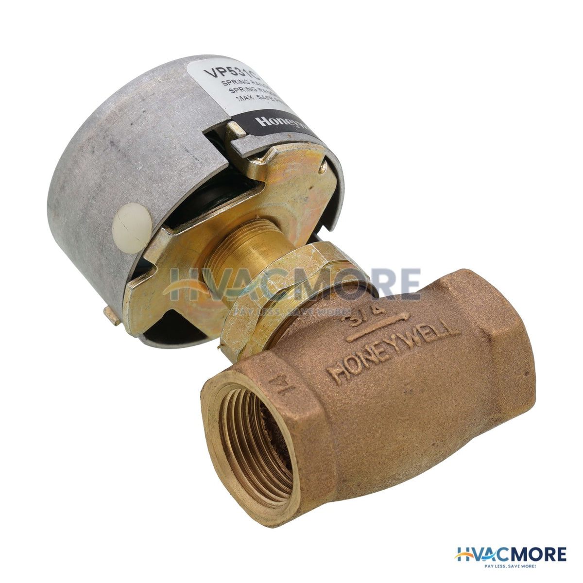 Honeywell 3/4" NPT Two-Way Unitary Valve (3.3 Cv) VP531C1026