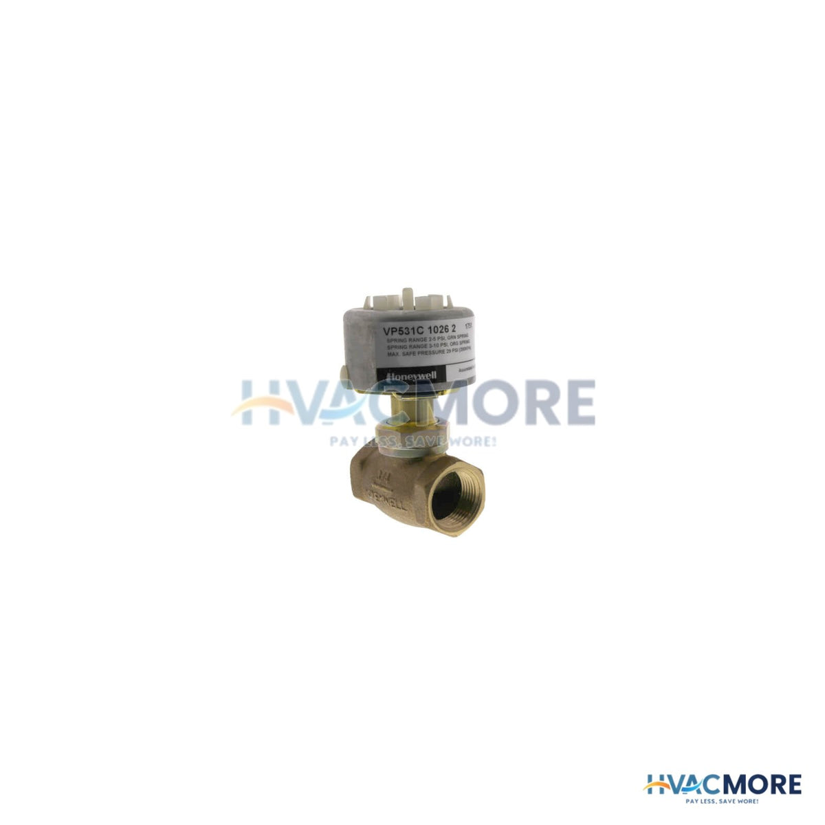 Honeywell 1/2" NPT Two-Way Unitary Valve (2.3CV) VP531C1067